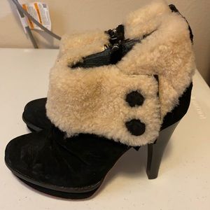 Ugg black stiletto boots size 7